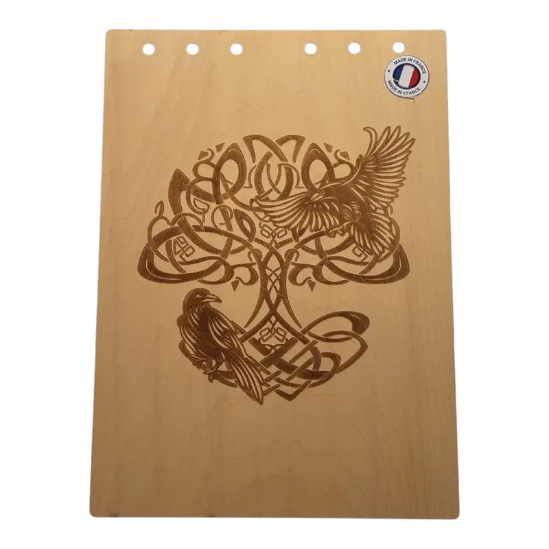 006 - Couverture bloc note yggdrasil