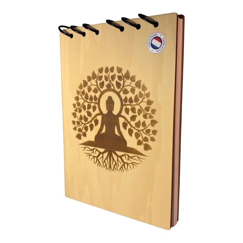 009 - Bloc note yogi avec arbre de vie
