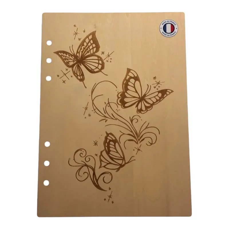 014 - Couverture cahier papillons