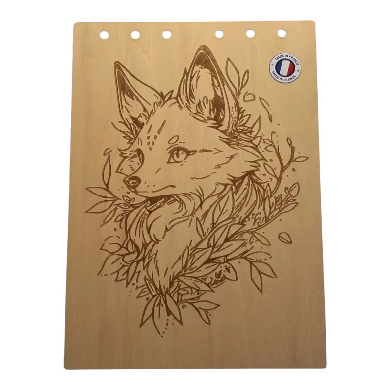 015 - Couverture bloc note renard manga