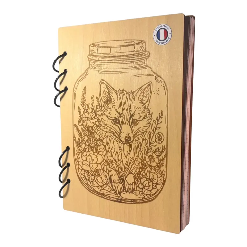 029 - Cahier renard dans un bocal