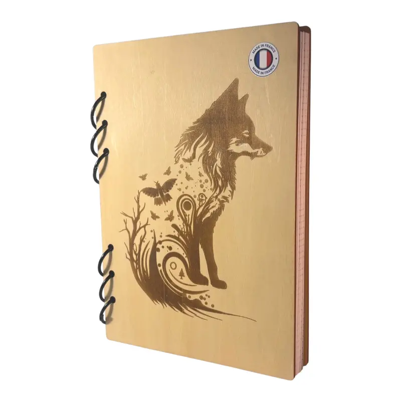 033 - Cahier loup abstrait