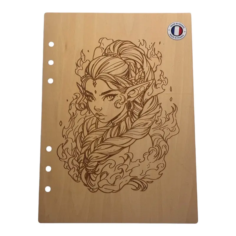 036 - Couverture cahier elfe