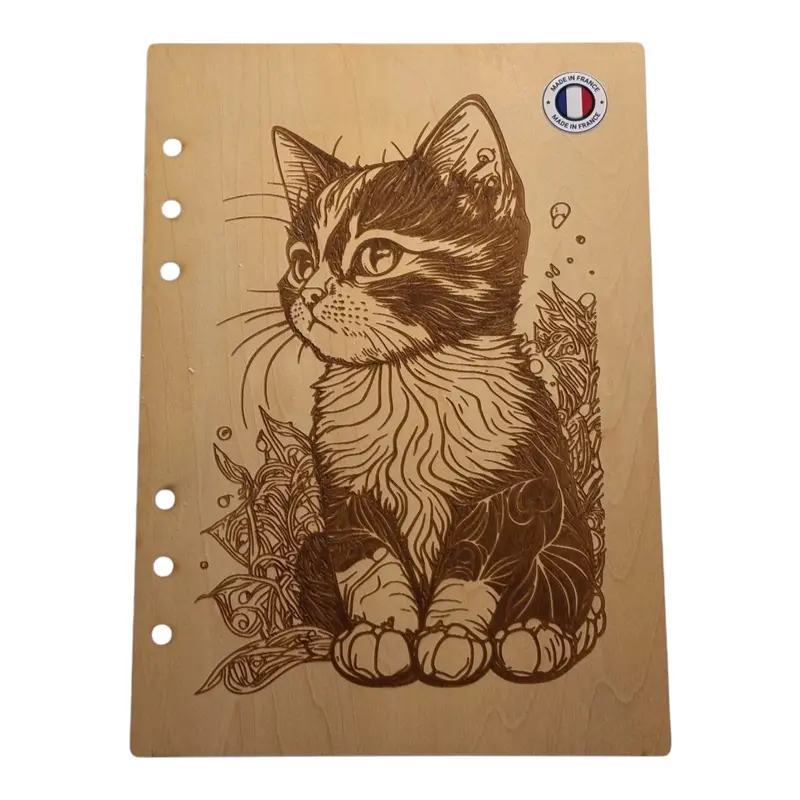 047 - Couverture cahier chaton