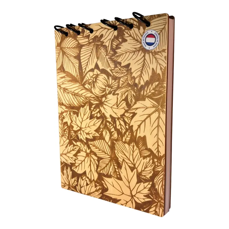 104- Bloc note feuilles d'automne