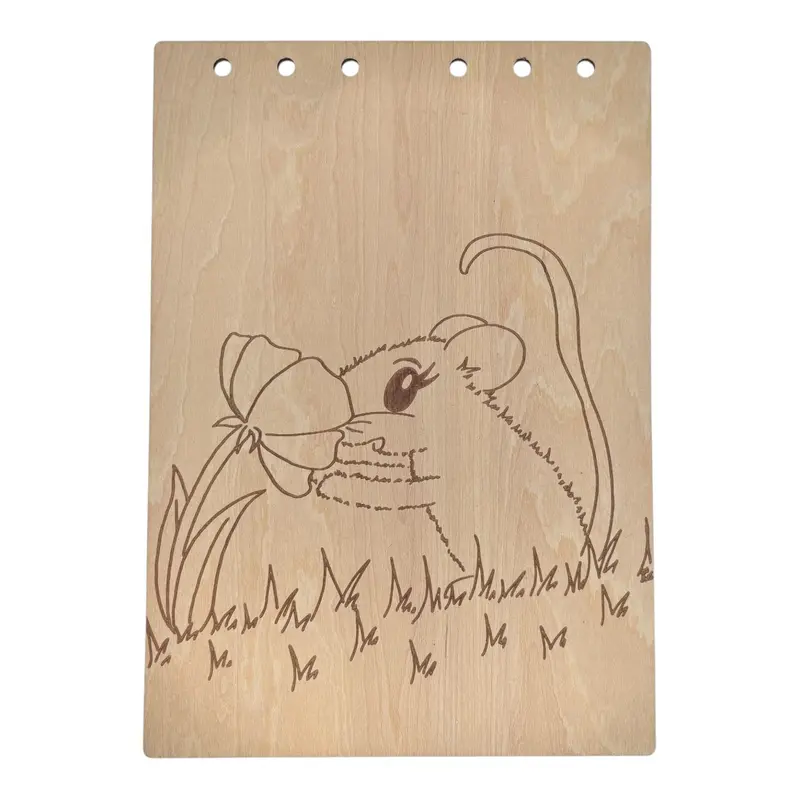 110 Couverture bloc note souris (Ohana Hook)