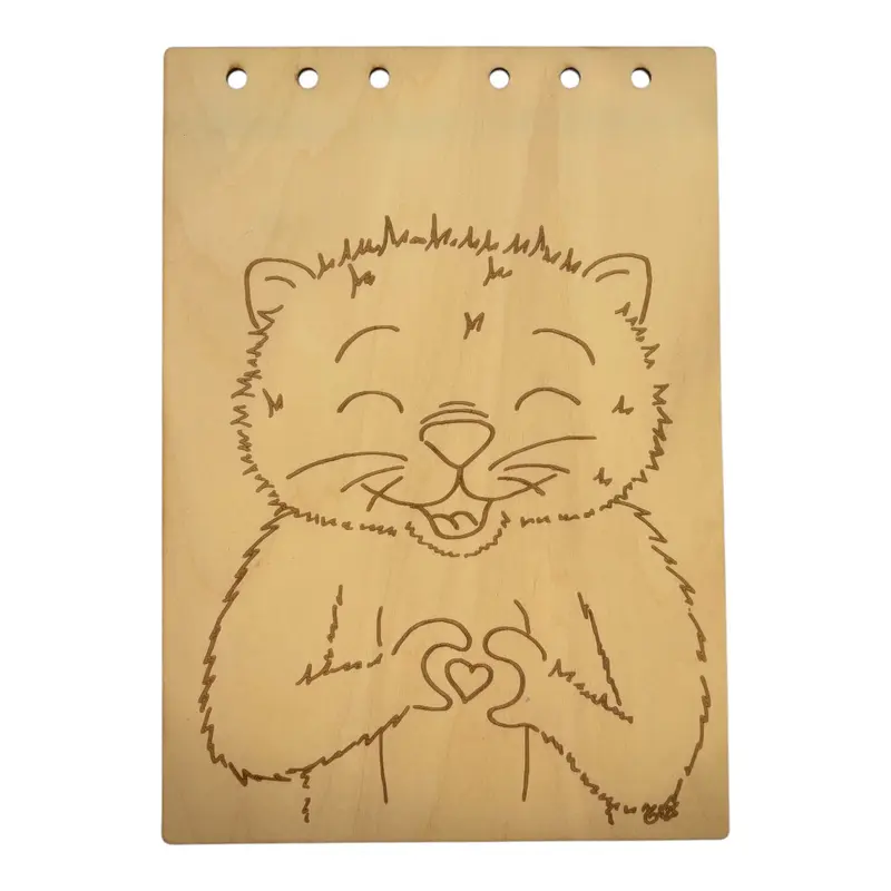 112 Couverture bloc note Loutre (Claudie Charles / Ohana Hook)