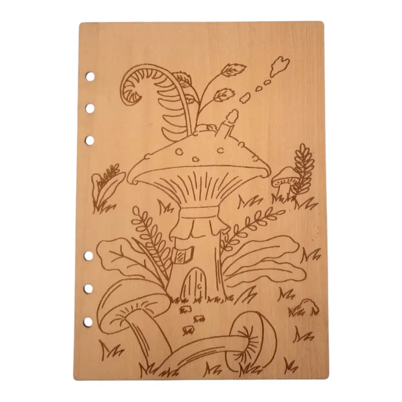 118 Couverture cahier Maison Champignon (OhClaudie Charles)