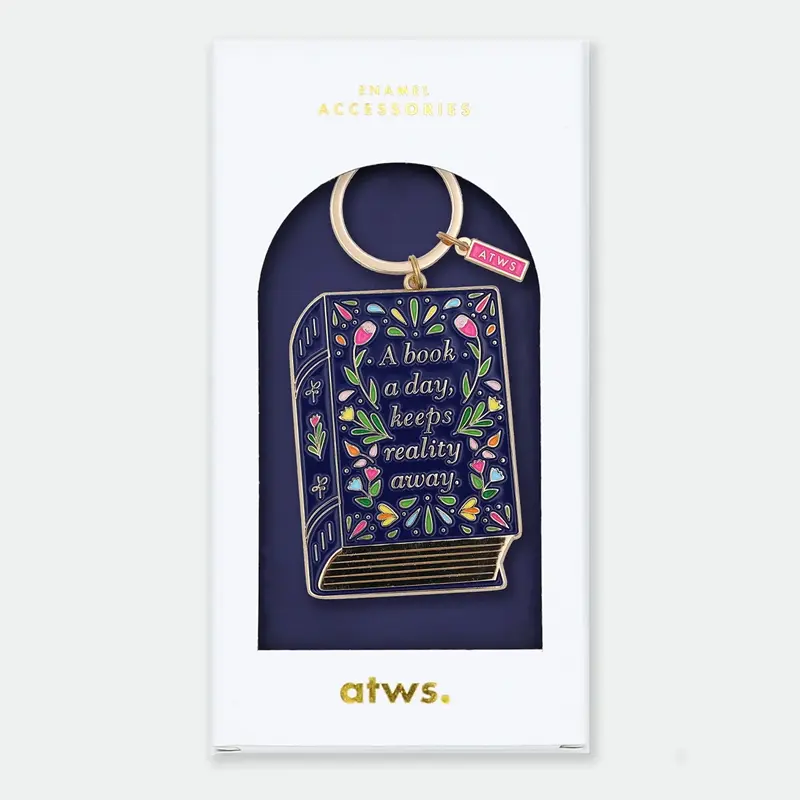 A Book A Day - Keychain