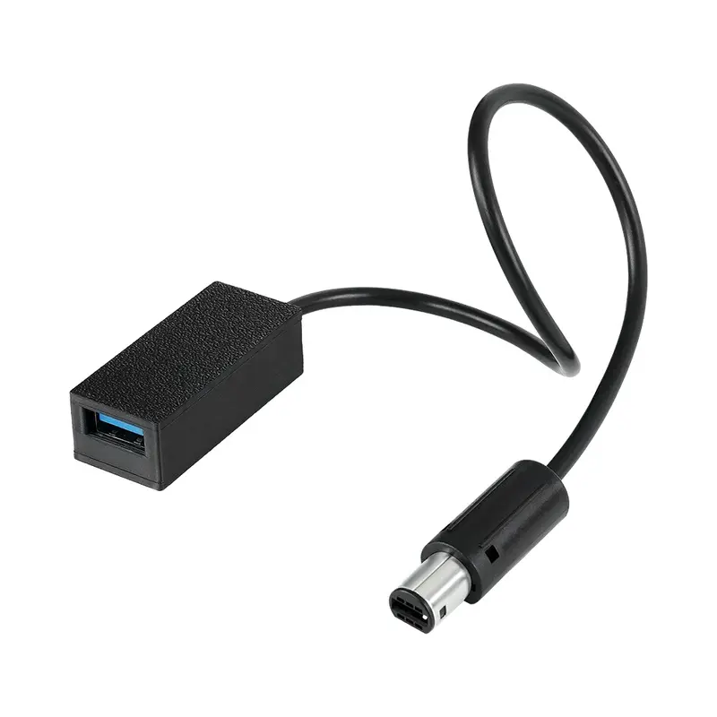 Adaptateur manette USB vers GameCube — branchement sur le port manette