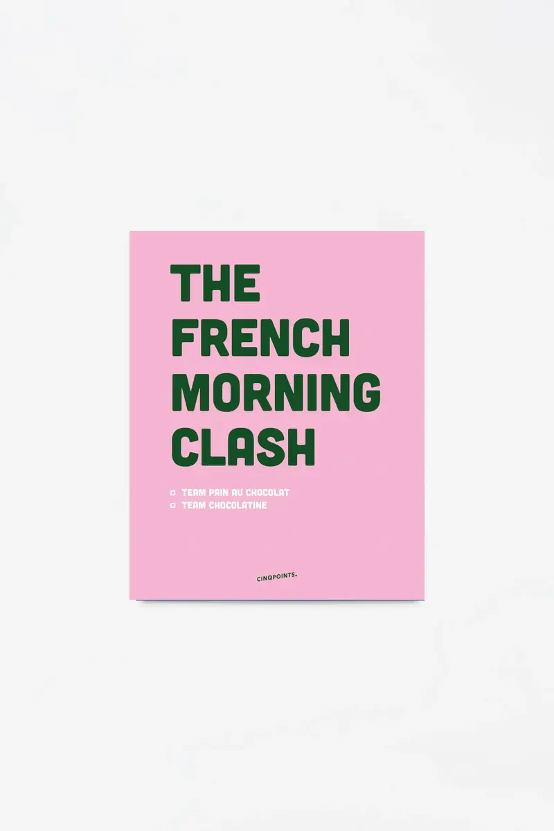 Affiche French Morning Clash Rose