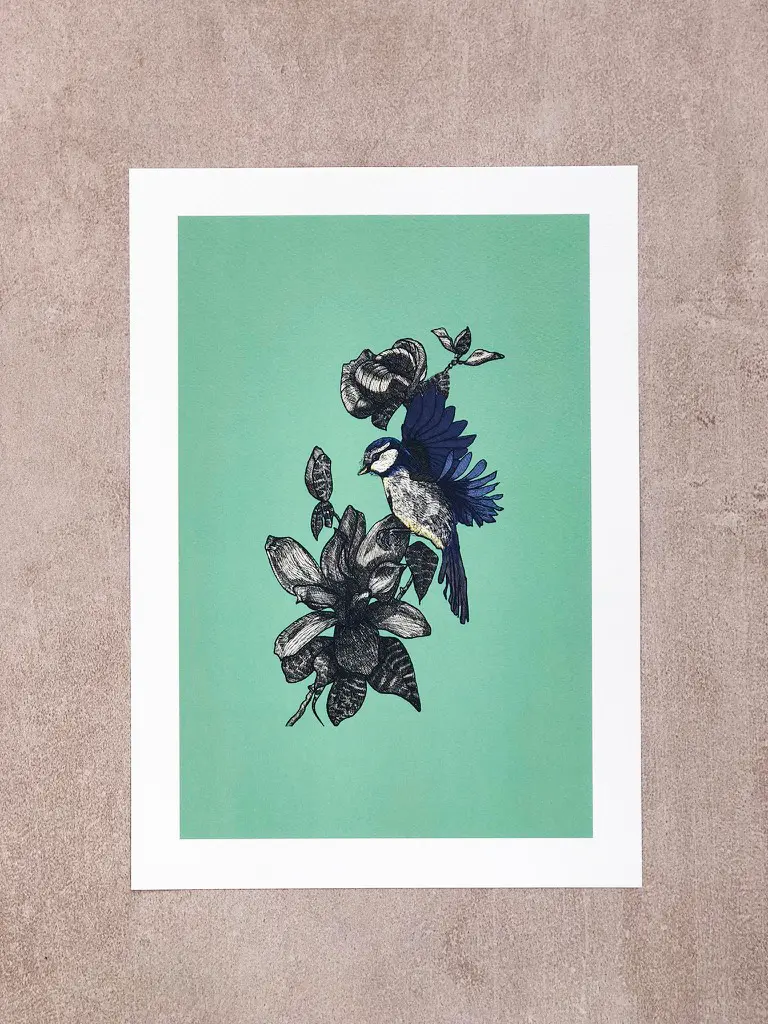 Affiche - La mésange