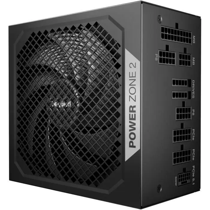 Alimentation PC - BE QUIET! - Power Zone 2 - 750 W - BP006EU - Efficacité optimale