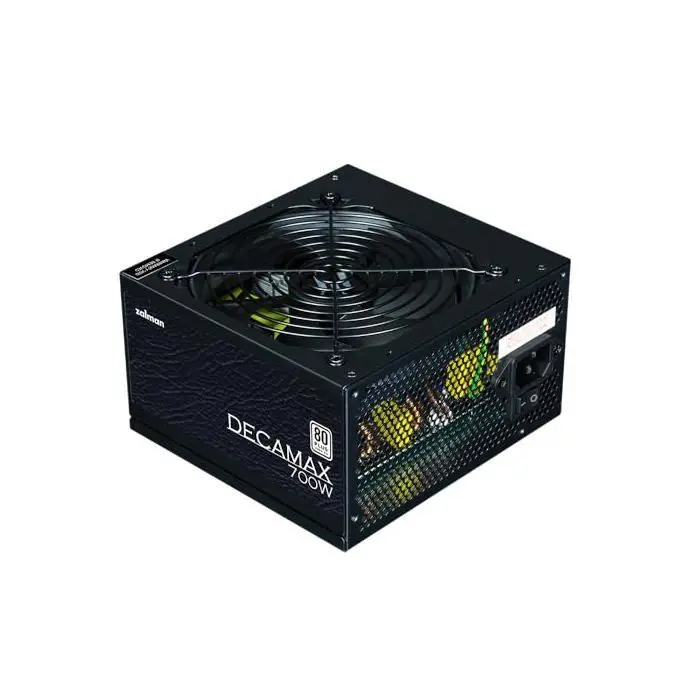Alimentation PC - ZALMAN - DecaMax 700W - 80Plus - Non modulaire - Ventilateur 120mm - Noir