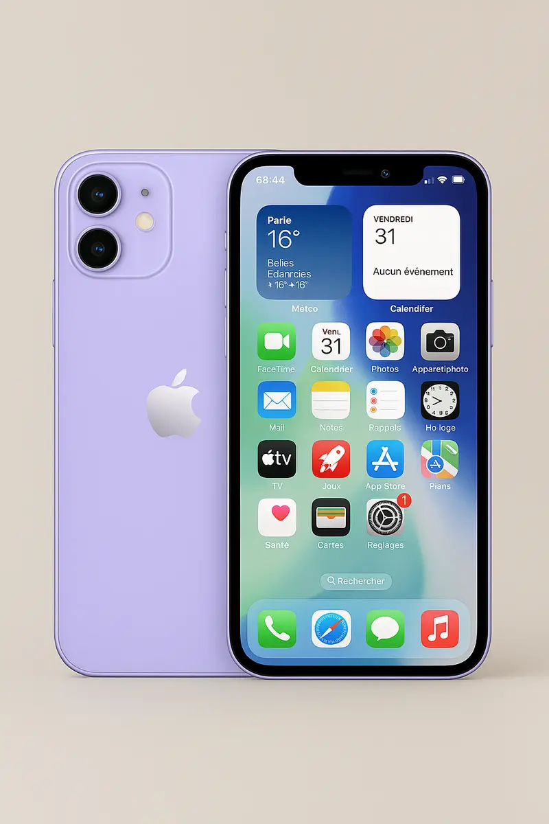 Apple iPhone 12 mini 128 Go Mauve – Débloqué | Très Bon État
