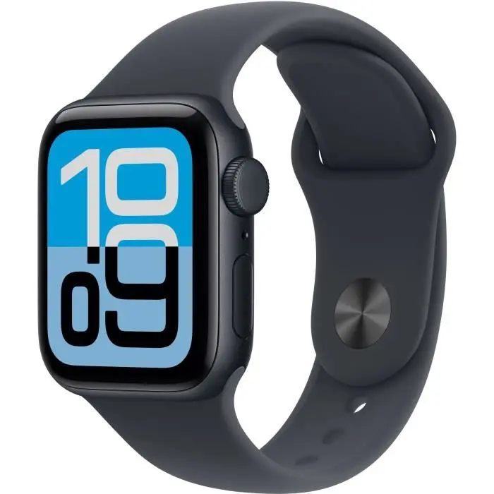 Apple Watch SE 3 GPS + Cellular - 40mm - Boîtier Midnight Aluminium - Bracelet Midnight Sport Band - M/L
