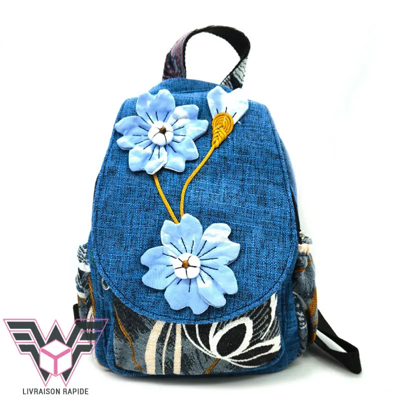 Aster petit sac à dos femme toile