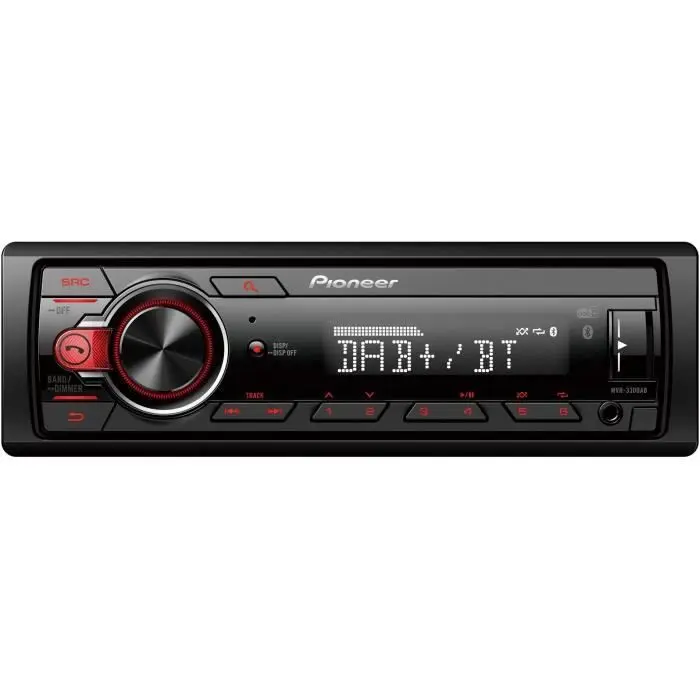 Autoradio - PIONEER - 1DIN - Bluetooth - DAB - USB
