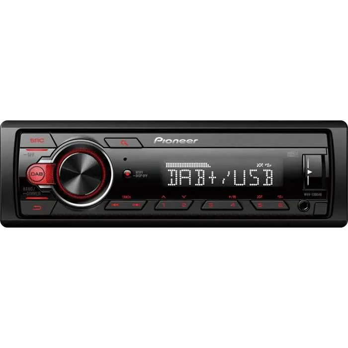 Autoradio - PIONEER - MVH-130DAB - USB - DAB+ - AUX - Compatible Android
