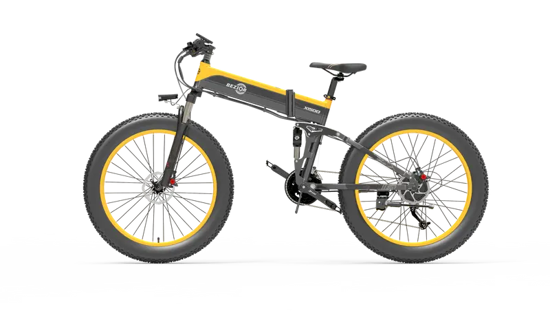 BEZIOR X1500 Electric bicycle Black and Yellow