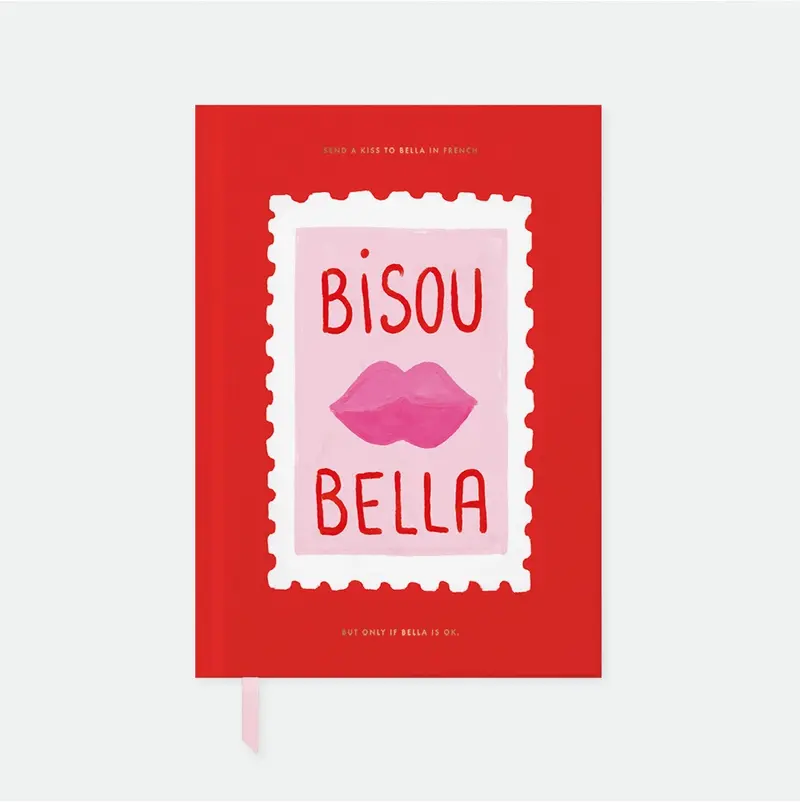 Bisou Bella - Hardcover notebook A5