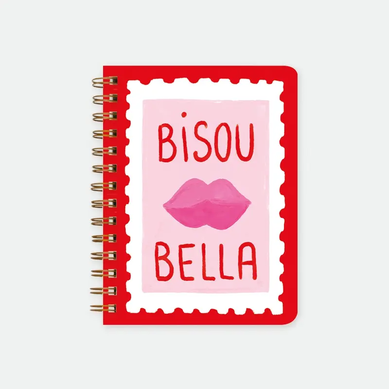 Bisous Bella - Notebook Spiral A5