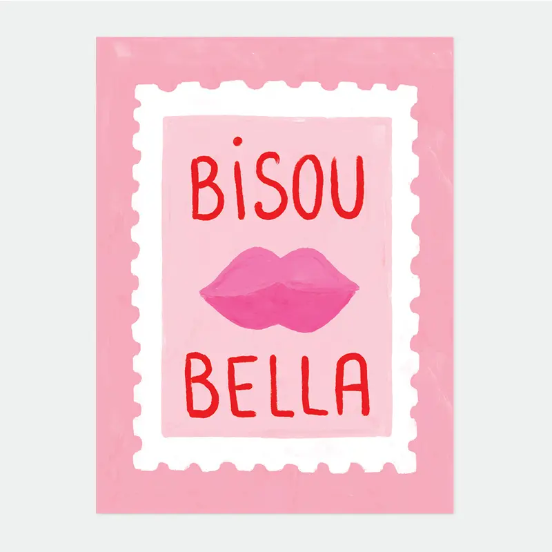 Bisous Bella- Poster