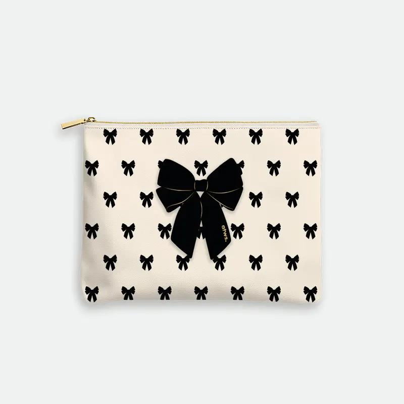 Black Bow - Pouch Bag