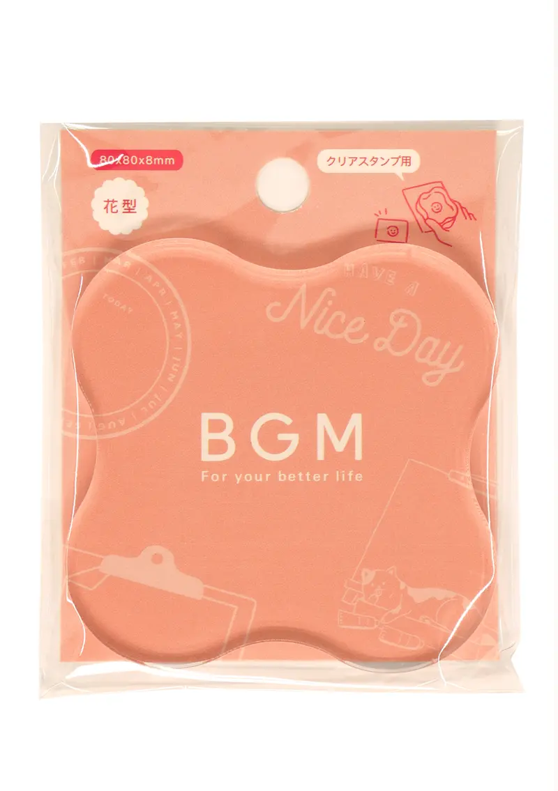 Bloc acrylique pour tampon transparent