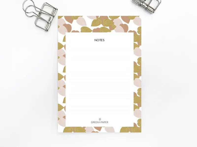 Bloc notes - Coeurs