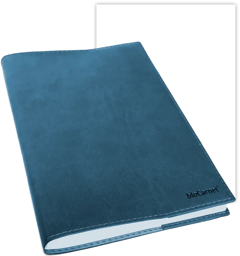 bloCarnet® BLEU pages blanches