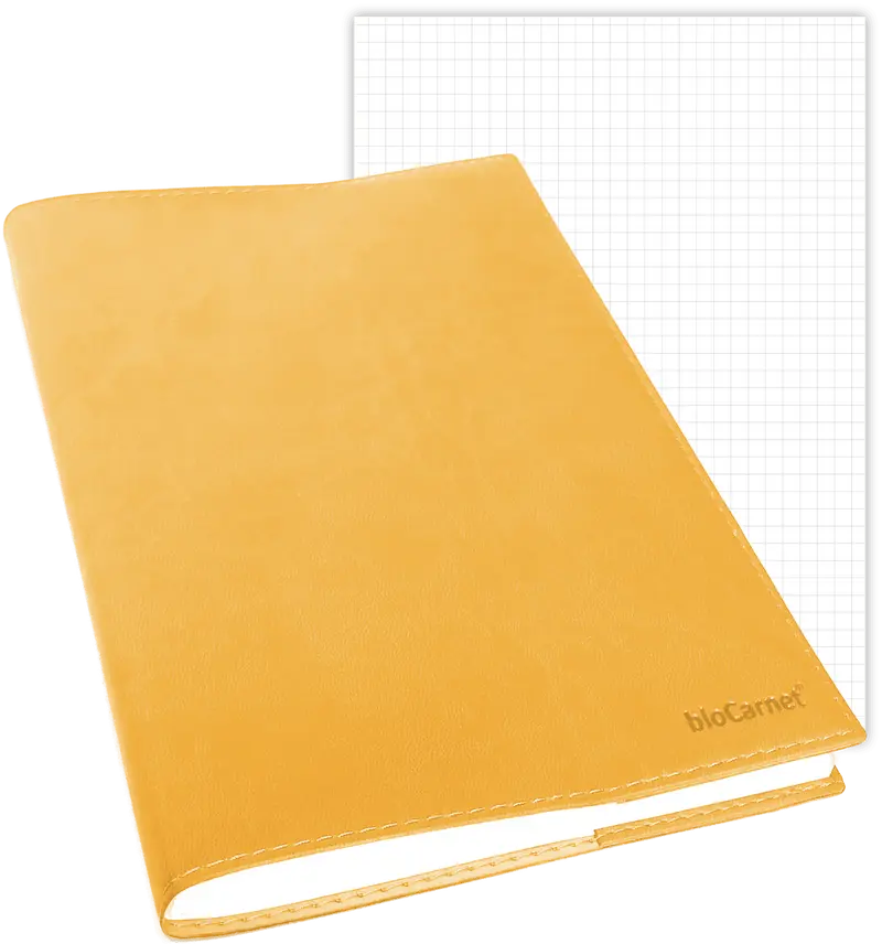 bloCarnet® JAUNE pages quadrillées