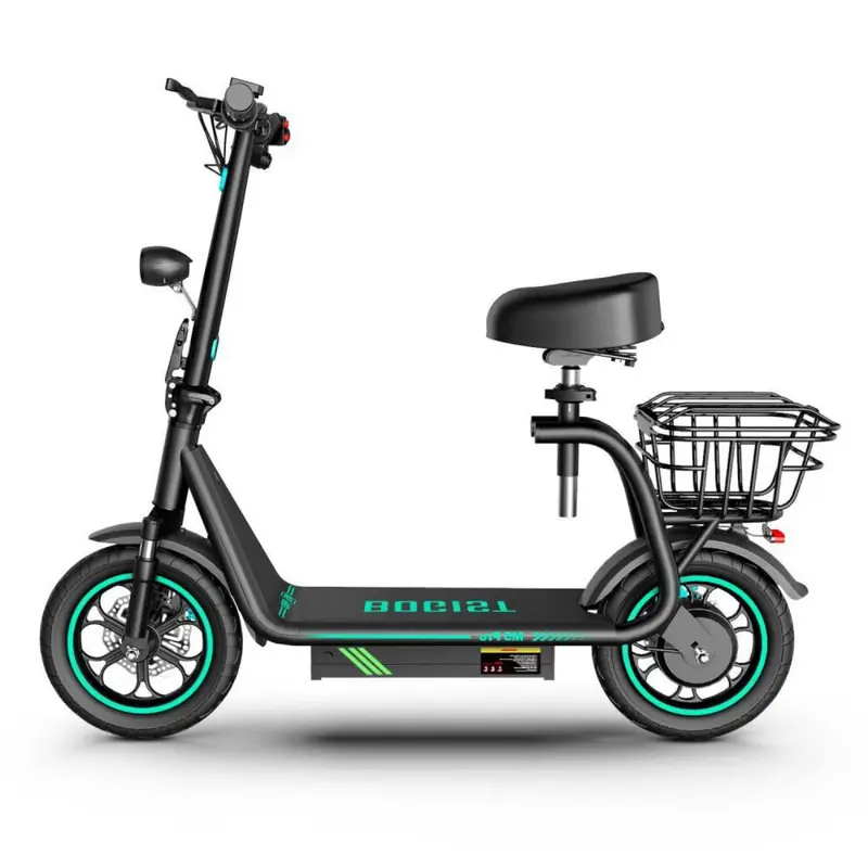 BOGIST M5Pro+ Electric Scooter - 500W Motor 48V13AH Battery 35KM Range Disc Brakes Foldable Design - Black Blue