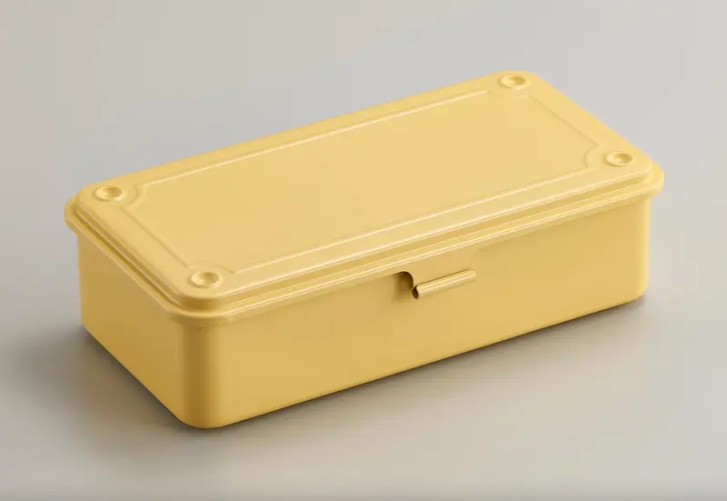 Boîte de rangement | TOYO STEEL T-190 jaune pâle
