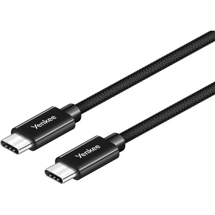 C‰ble USB-C 0,2 m - YENKEE - YCU C02 BK