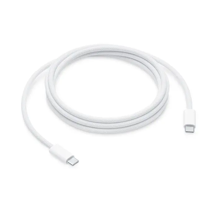 Câble de charge USB-C tressé 240?W (2?m) Apple Original – Haute résistance & connexion fiable