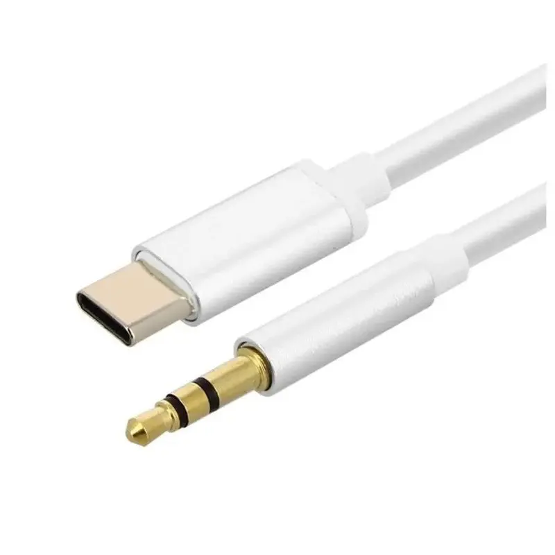 Câble USB C vers mini Jack 3.5mm Audio Auxiliaire 1m pour Realme V23i Relier votre mobile à votre casque, enceinte, autoradio