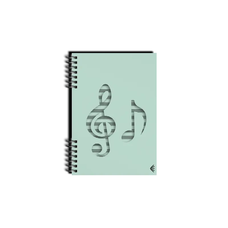Cahier de musique réutilisable