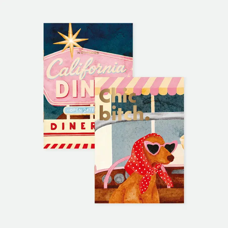 California Diner - Pocket Notebook A6 DUO