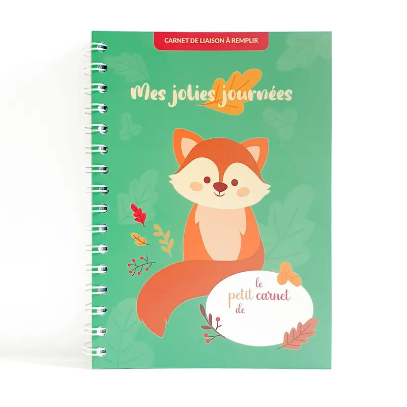 Carnet de liaison "Mes jolies journées" - Renard