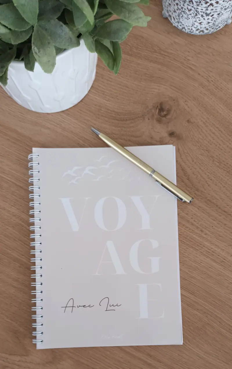 Carnet de note / de journaling - Voyage avec Lui