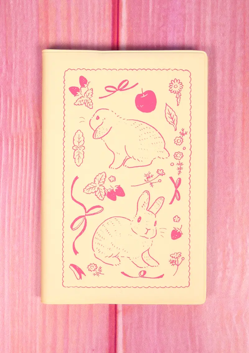 Carnet de notes de poche - Lapin Snack time