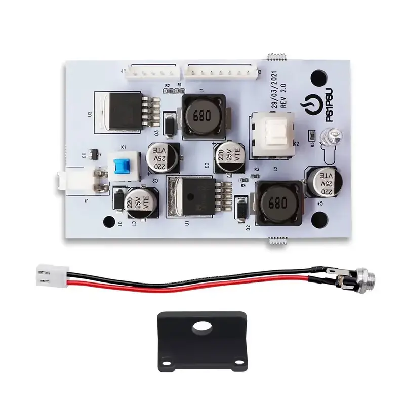 Carte d'alimentation 12 V pour PS1 — remplacement du bloc interne, Rev 2.0