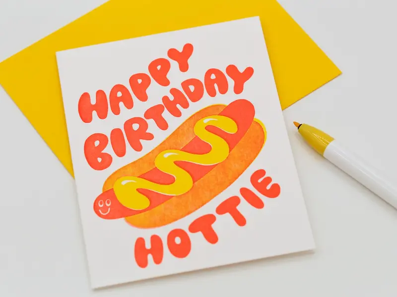 Carte | Joyeux anniversaire, hottie!