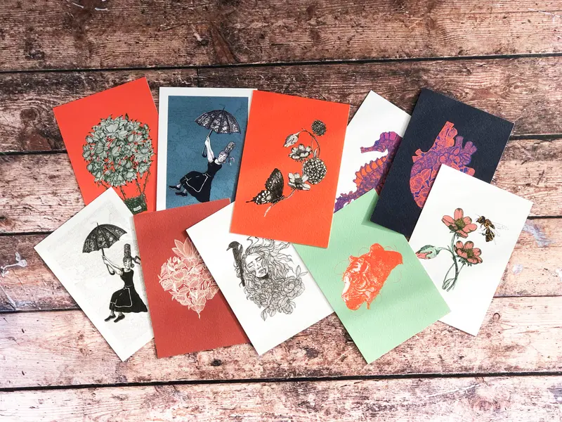 Carte postale - Lot de 5