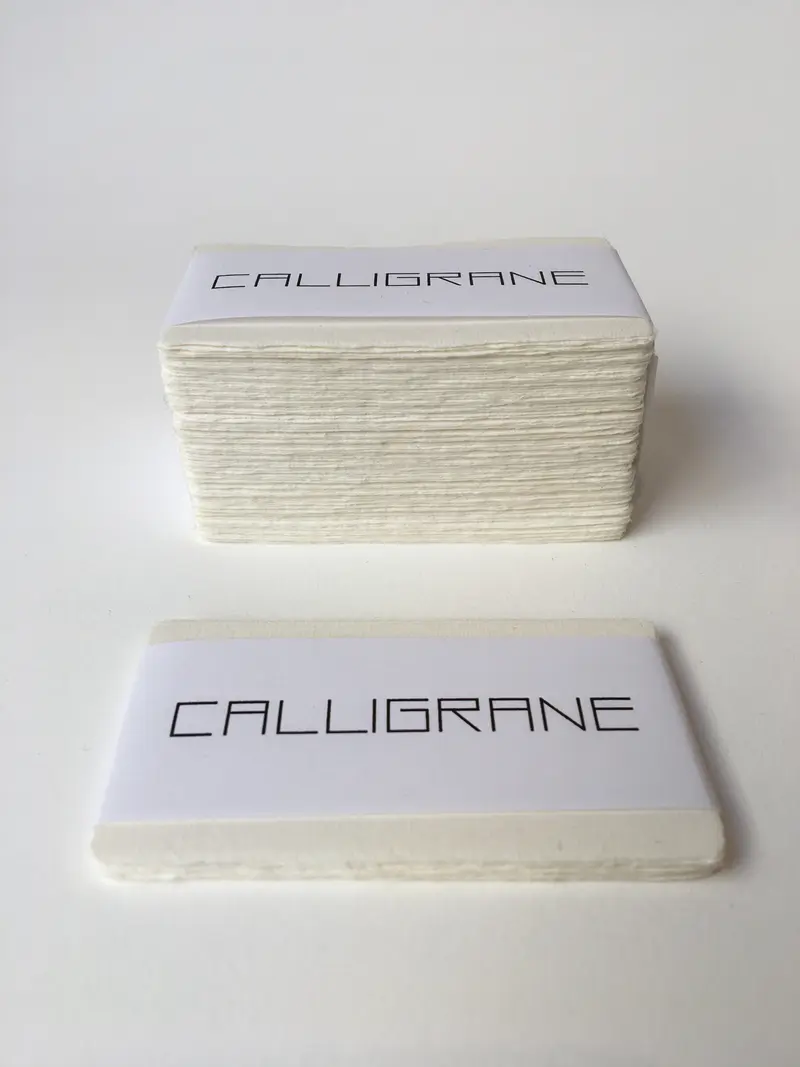 Cartes pulpe de coton