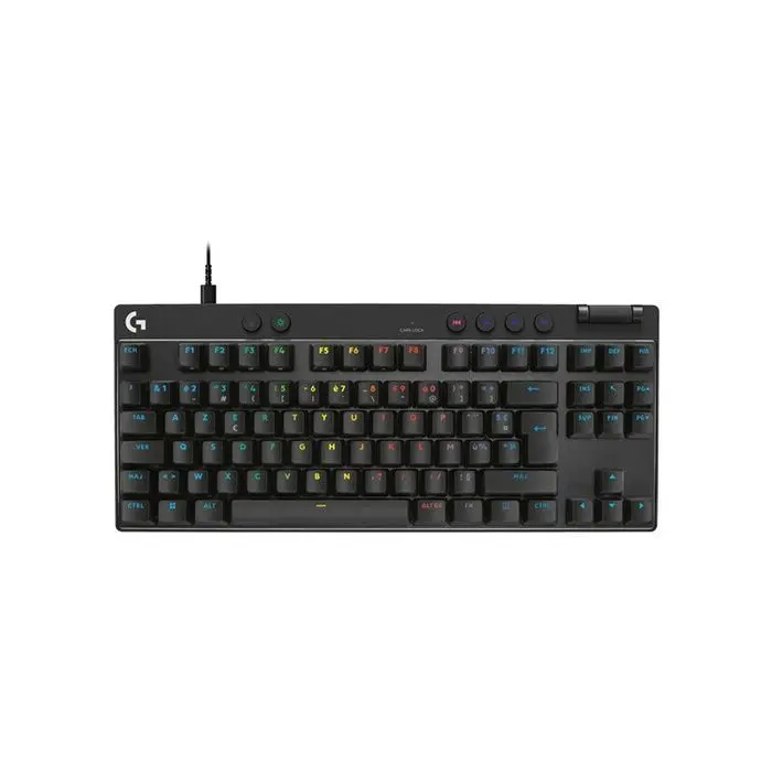 Clavier gamer - Filaire - Logitech G - Pro X TKL Rapid - AZERTY - Noir