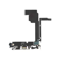 Connecteur de Charge Titane Blanc iPhone 15 Pro Max - ReLife