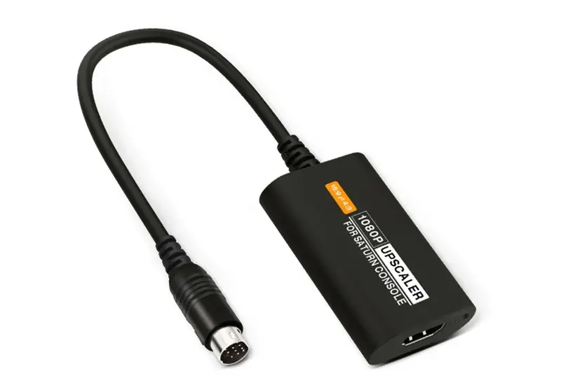 Convertisseur HDMI pour Saturn — entrée S-vidéo, format 4
