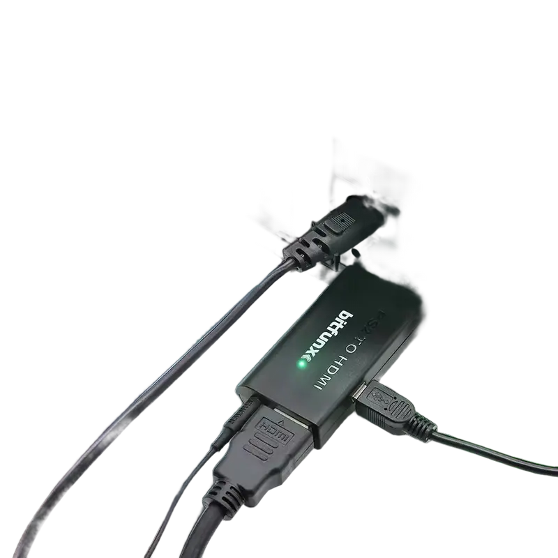 Convertisseur PS2 et PS3 vers HDMI — BitFunx, alimenté en USB
